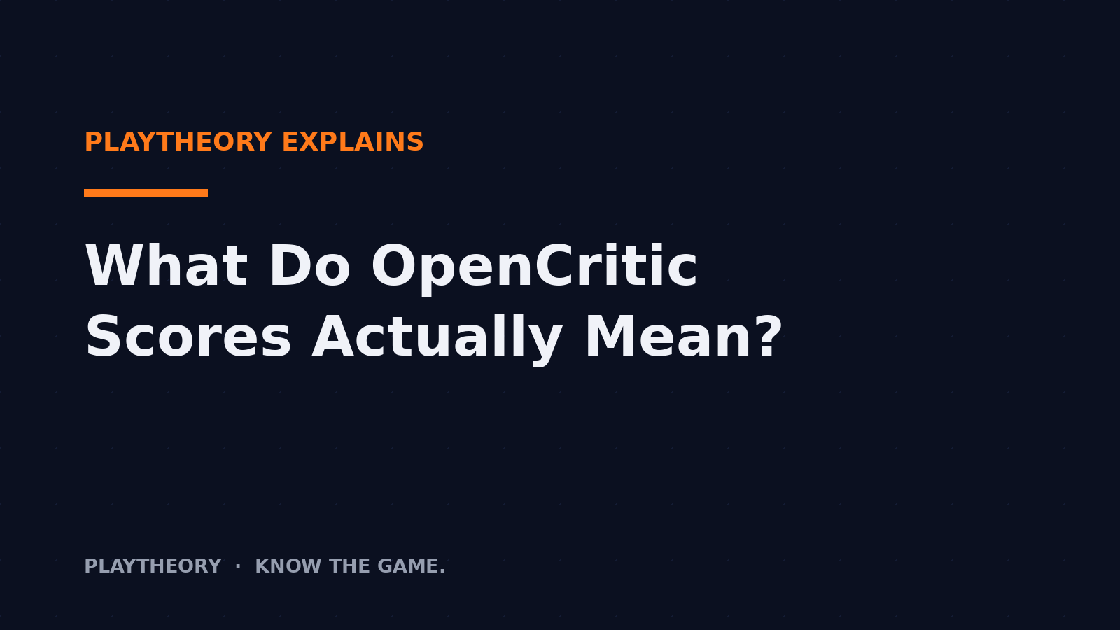 What Do OpenCritic Scores Actually Mean? A Plain-English Breakdown