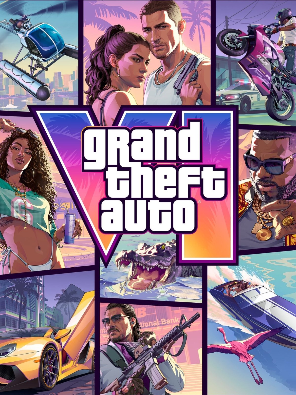 Grand Theft Auto VI key art. Image: Rockstar Games