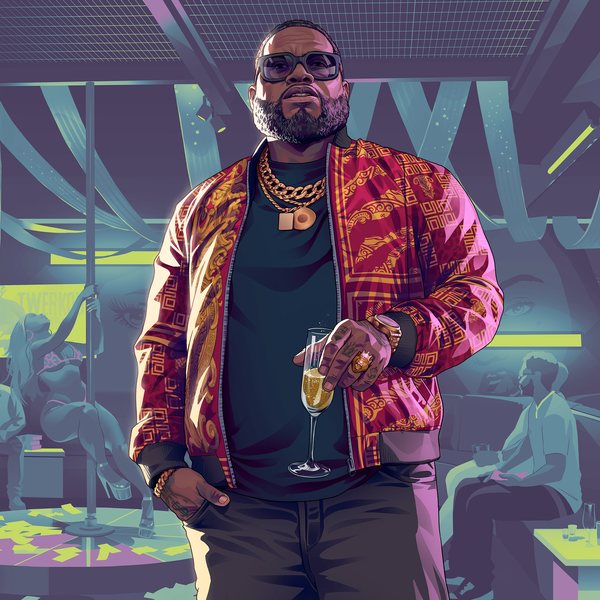 Official Grand Theft Auto VI artwork: Boobie Ike