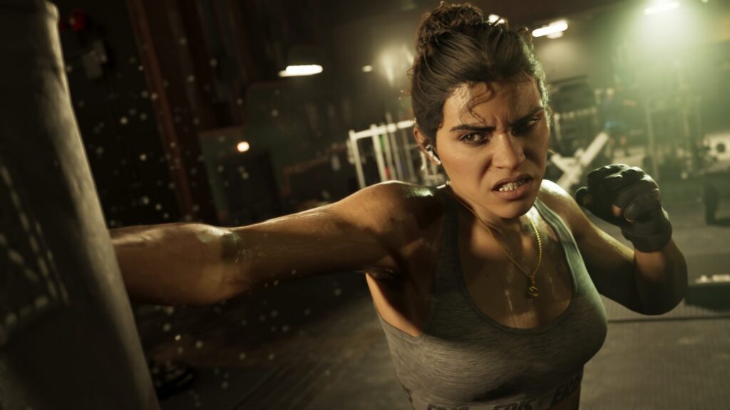 Lucia Caminos, Protagonist in Grand Theft Auto VI, official Rockstar Games press image.