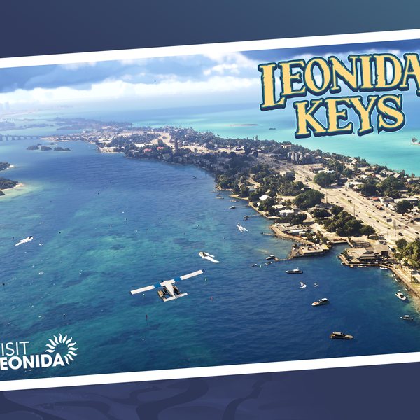 Official Grand Theft Auto VI postcard artwork for Leonida Keys, Leonida