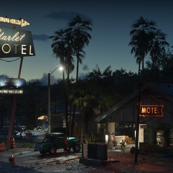 Official Rockstar Games screenshot of Port Gellhorn in Grand Theft Auto VI, image 1 of 5