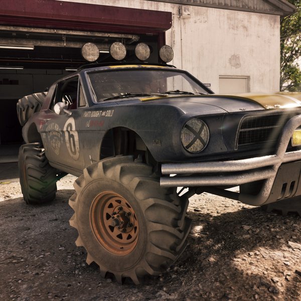 Official Rockstar Games image of the '67 Vapid Dominator Buggy from Grand Theft Auto VI