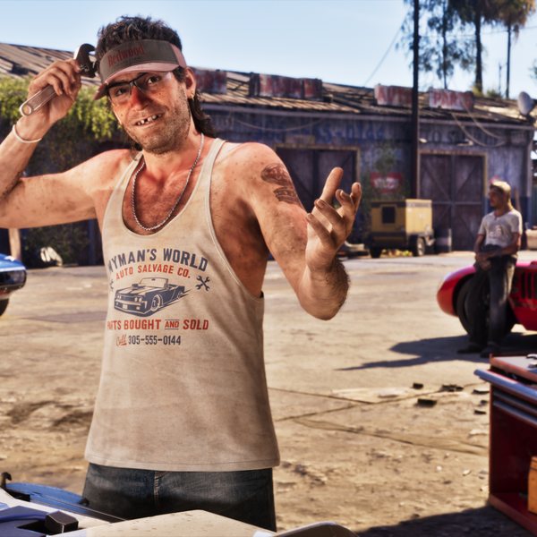 Official Rockstar Games image of the Classic Car Collection from Grand Theft Auto VI