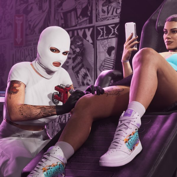 Official Rockstar Games image of the Electric Fang Tattoo from Grand Theft Auto VI