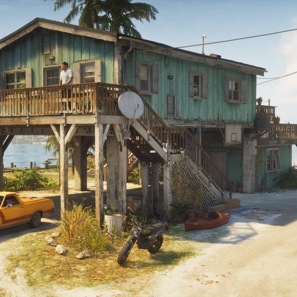 Official Rockstar Games image of the Jason's Safehouse Vehicles from Grand Theft Auto VI