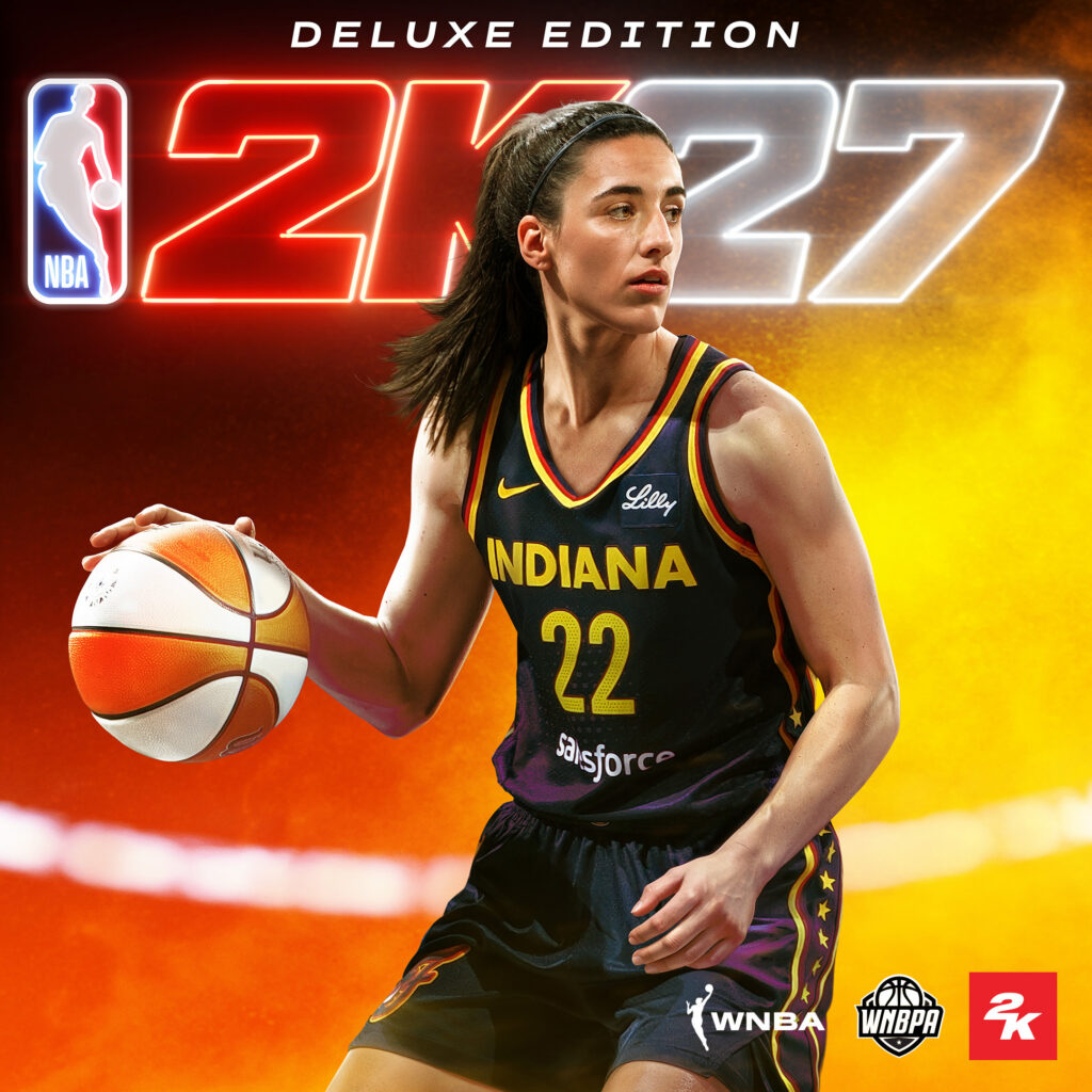 NBA 2K27 Deluxe Edition cover, Caitlin Clark