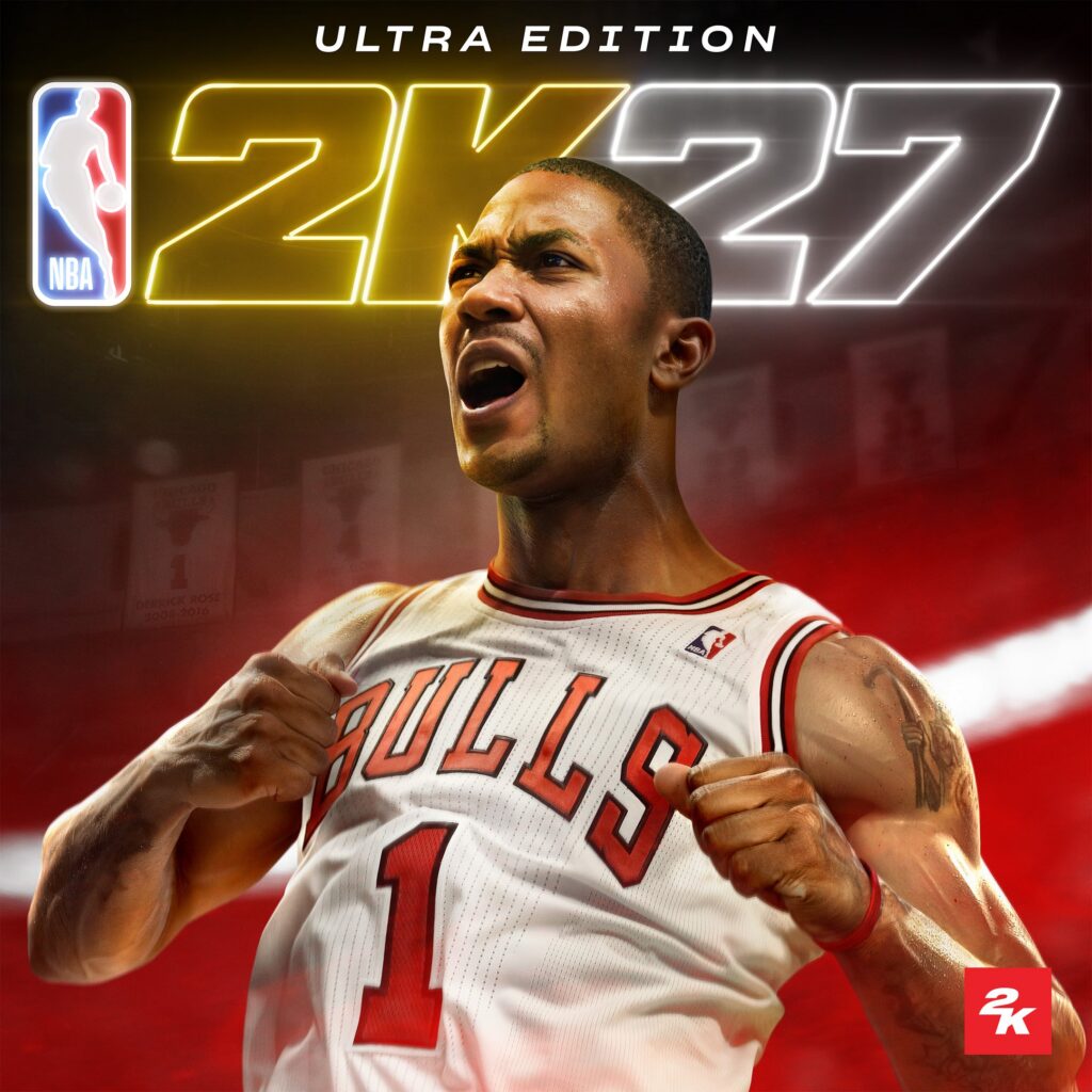 NBA 2K27 Ultra Edition cover, Derrick Rose