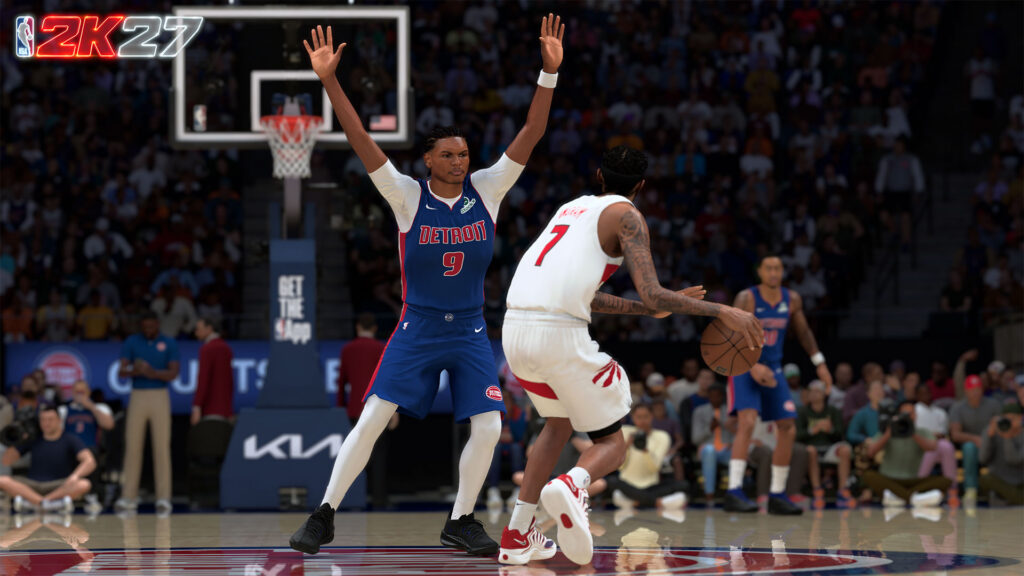 Hands-up defence in NBA 2K27