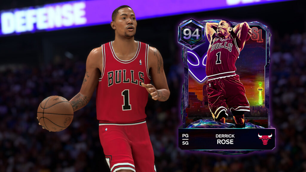 Season 1 Dark Matter Derrick Rose MyTEAM card