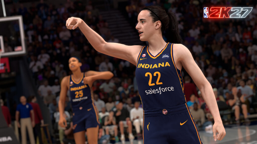 Caitlin Clark in The W in NBA 2K27