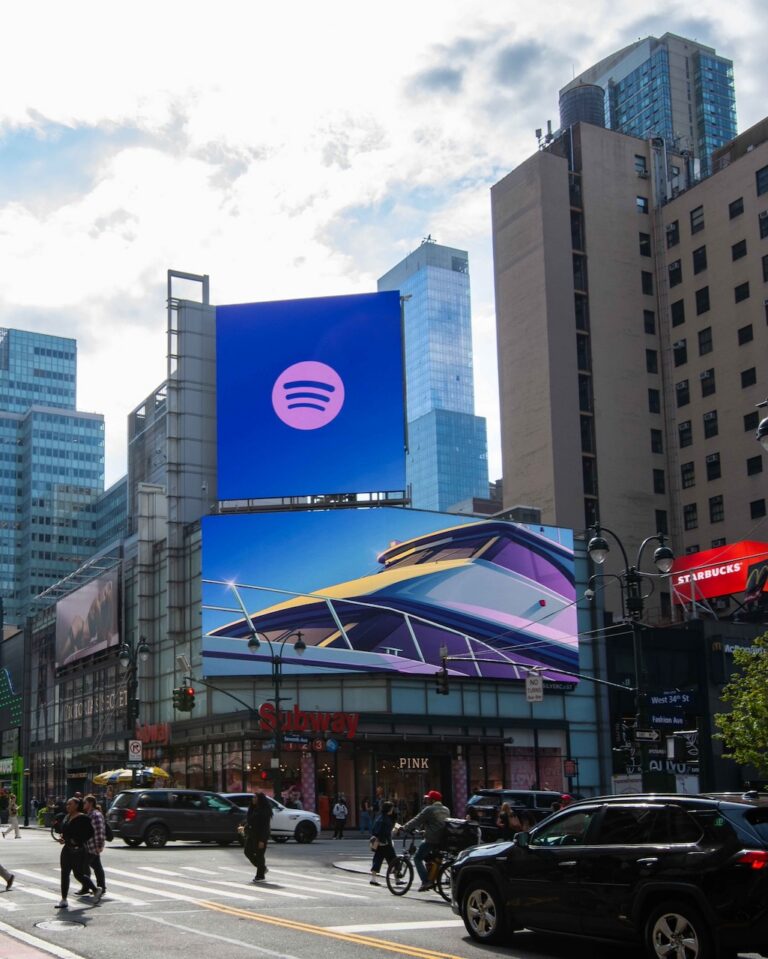 Spotify billboard with GTA VI artwork in New York, 16 September 2026. Image: Spotify, via X